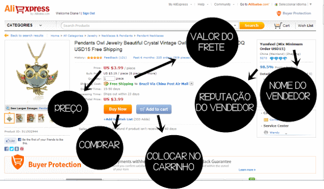 Como comprar no Aliexpress