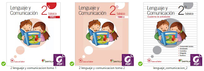 Lenguaje y Comunicación - Tomo I - Tomo II y Cuaderno de Actividades - 2° de educación primaria.