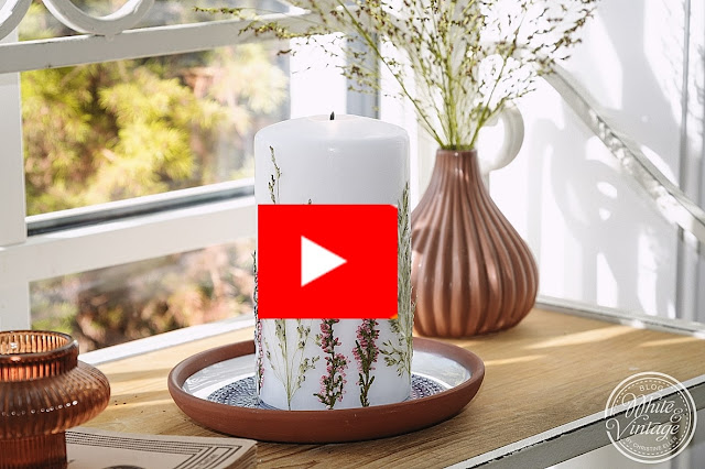 DIY-Video Kerzen mit Blumen gestalten