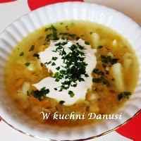 zupa ze świeżych ogórków