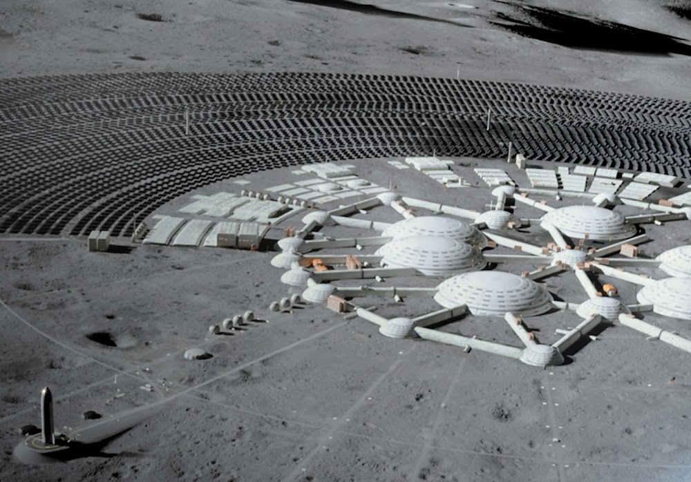 Human colony on the Moon