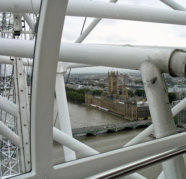 westminster palace seen from the London Eye