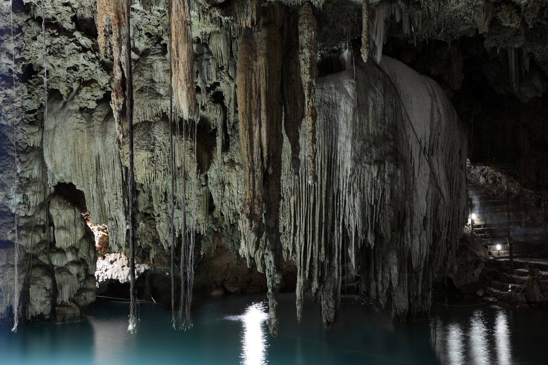 Stalactites in Cenotes