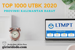  Top 1000 sekolah terbaik UTBK 2020 Kalimantan Barat