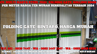 GAMBAR, DAFTAR, HARGA, FOLDING GATE, PER METER, MURAH, BINTARO, 2024