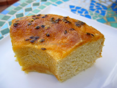 Coconut Cake with Passionfruit Icing