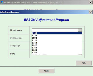 Epson Adjustment Program 