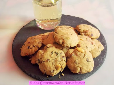 Biscuits apéritifs algues graines courge (Vegan sans gluten)