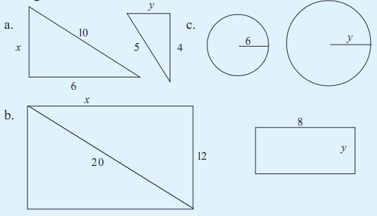 Contoh Soal Matematika SMP - Kesebangunan Dua Bangun Datar Kelas 9