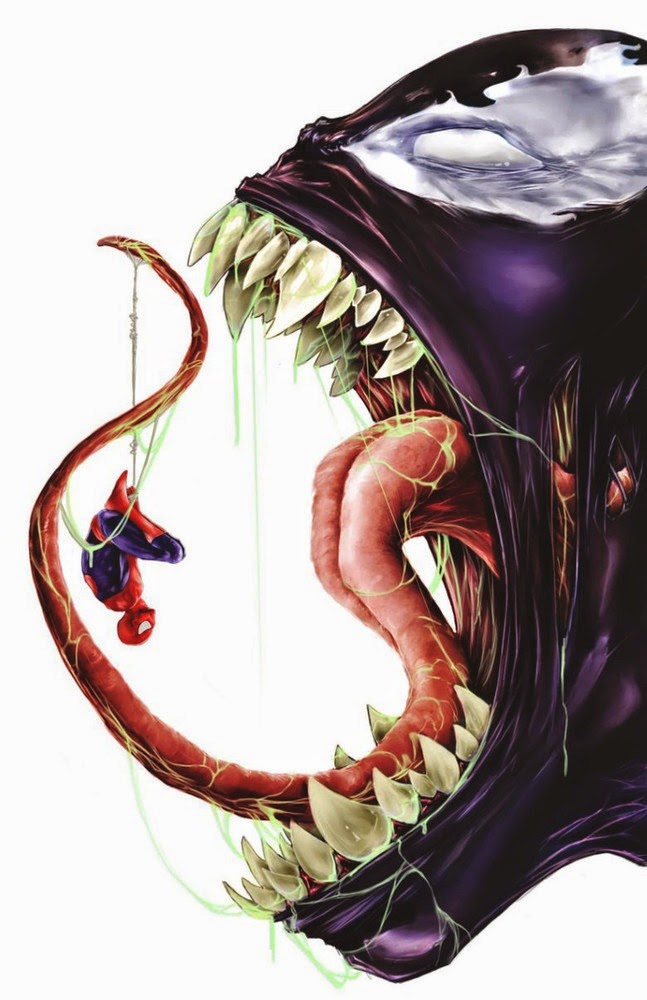 Six Venom Hosts, after Spider-Man (Marvel Comics) - Venom Vs Spider-Man, funny version