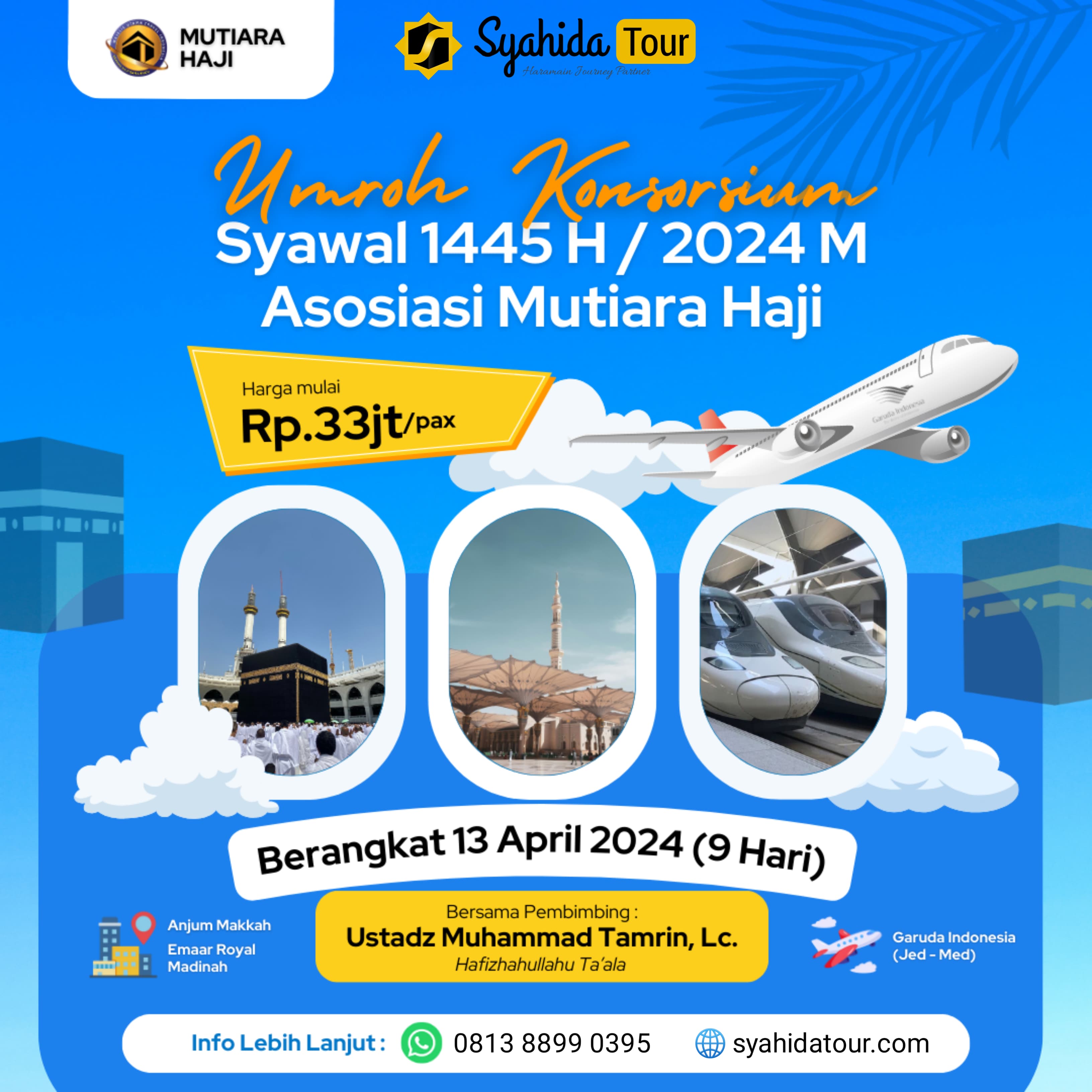 umroh syawal 1445 syahida tour