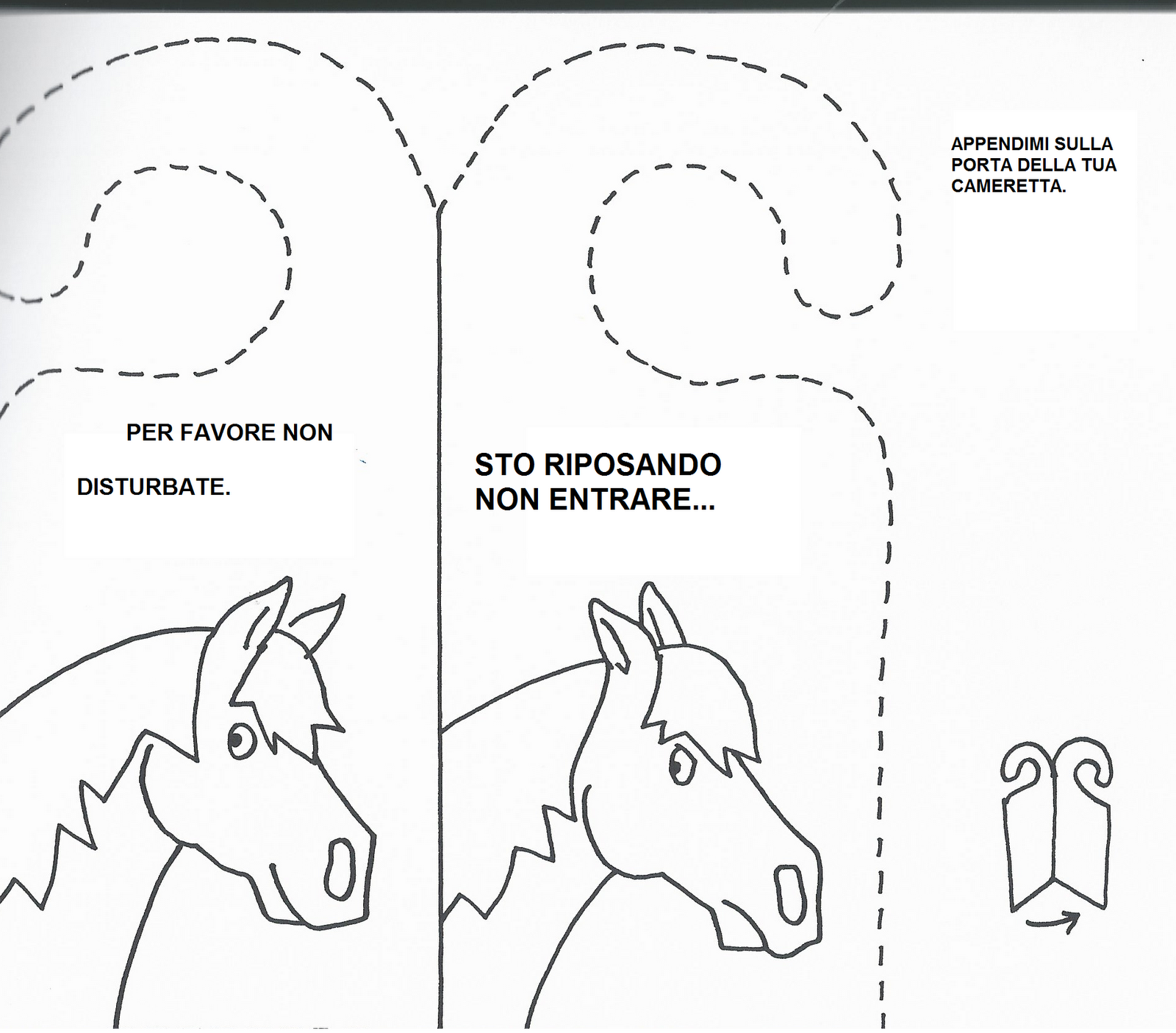 Cavalli Da Colorare Per Bambini Cavalli disegni da colorare e da stampare