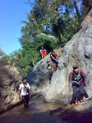 Marble along the river Bremali