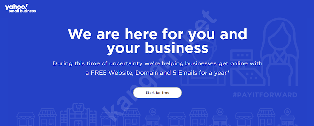 cara mendapatkan domain gratis dari yahoo small business