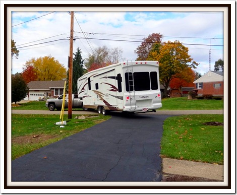 Backing up driveway