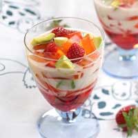 Resep Es Campur Buah Susu