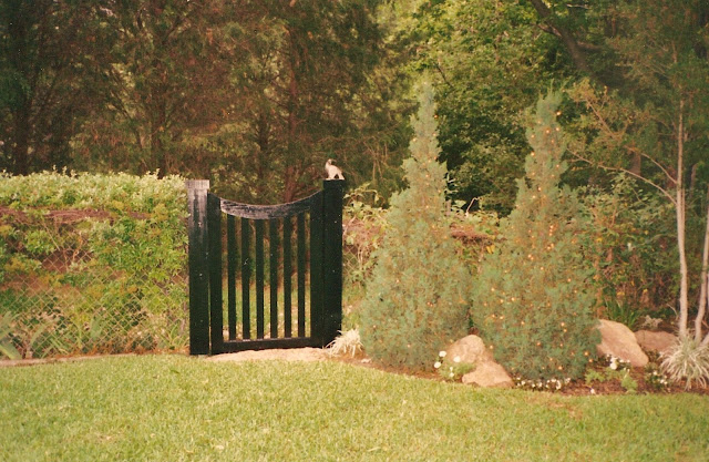 wood garden gate plans