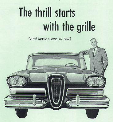  sell 2 million Edsel the first year They only sold half a million