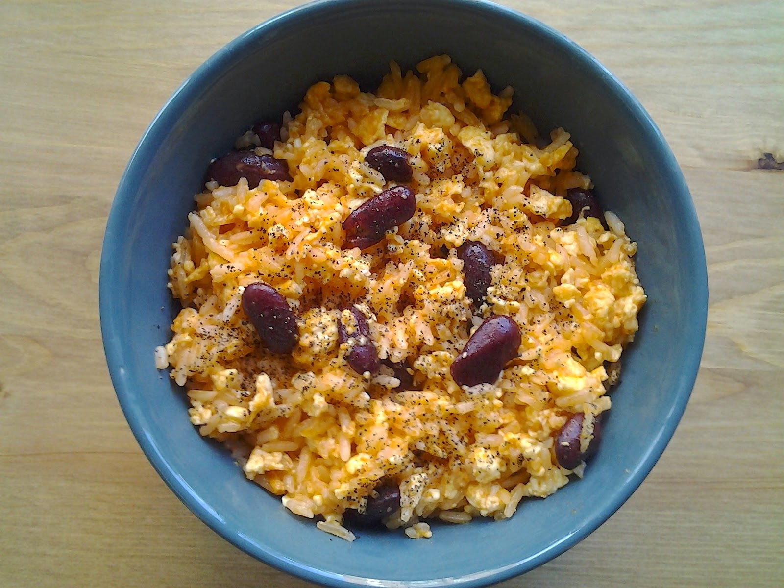 cheese sriracha egg rice recipe