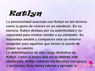 ▷ Significado del nombre Katlyn (✔)