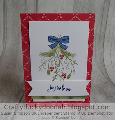 Craftyduckydoodah!, Mistletoe Season, Stamp 'N Hop November 2018, Stampin' Up! UK Independent  Demonstrator Susan Simpson, Supplies available 24/7 from my online store, 