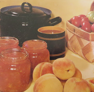 Marmelad med plommon och persikor