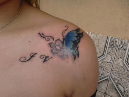 tattoos de borboleta femininas