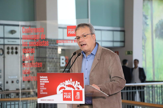 Retortillo, en la apertura de la Conferencia Municipal de los Socialistas Vasco