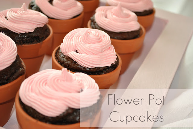 mini flower pot ideas Flower Pot Cupcakes | 640 x 428