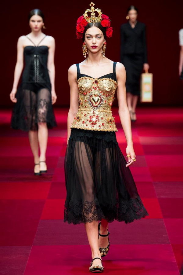 dolce gabbana ss15 runway milan fashion week