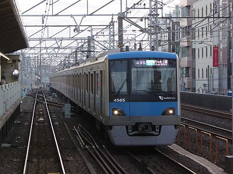 レール7 切符補充券珍行先 常磐線 千代田線直通 各駅停車 代々木上原行き1 小田急4000形