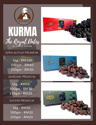 Senarai Harga Kurma Ajwa Haji Hashim