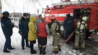 (ФОТО)16 марта в городе Сухой Лог были проведены пожарно-тактические учения на объект образования