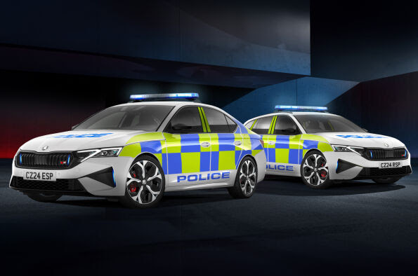 El Octavia vRS  de Škoda  de 265 CV entra al servicio de la Policía en el  Reino Unido