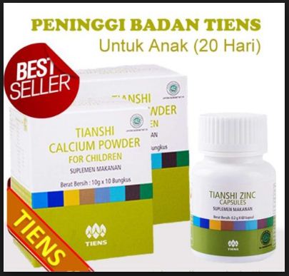 susu peninggi badan anak tiens