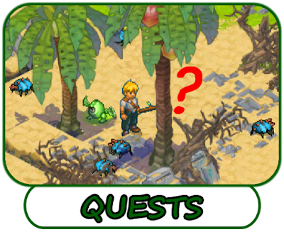 A banner for the collection of free quests on the gaming blog Very Good Games