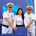 Lety Salazar coloca primera piedra de la Estación Naval playa Costa Azul