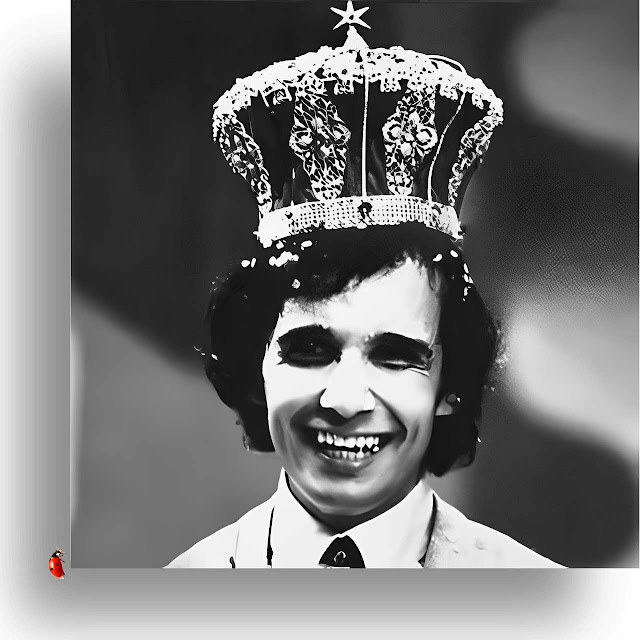 Roberto Carlos coroado.