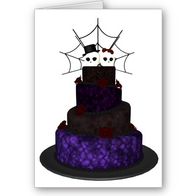 Gothic Wedding Cakes on Lady Darkness  Bolos  De Anivers  Rio E Casamento