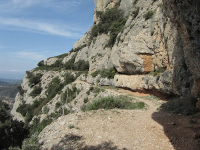 SERRA DEL MONTSANT LA MORERA DEL MONTSANT - GRAU DE LA GRALLERA - CLOT DEL CIRÉ - GRAU DE SALFORES - CARTOIXA D'ESCALADEI - LA MORERA DEL MONTSANT, Grau dels Salfores al Montsant