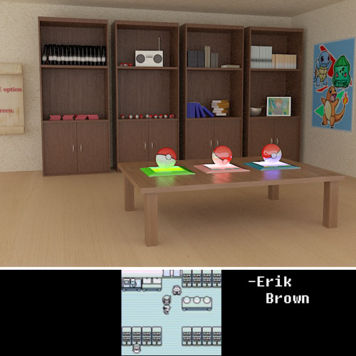 pokemon interior design