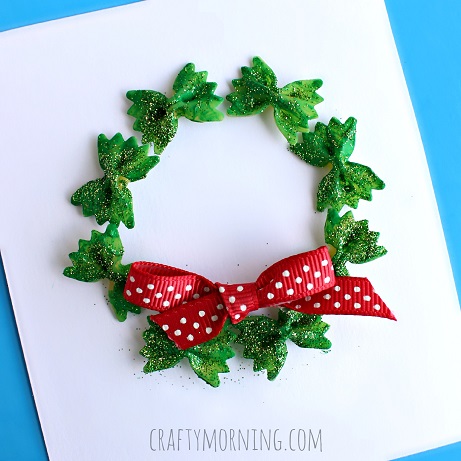 macaroni wreath