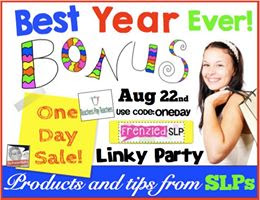 Super Speech Therapy Tips and a Bonus Sale www.speechsprouts.com