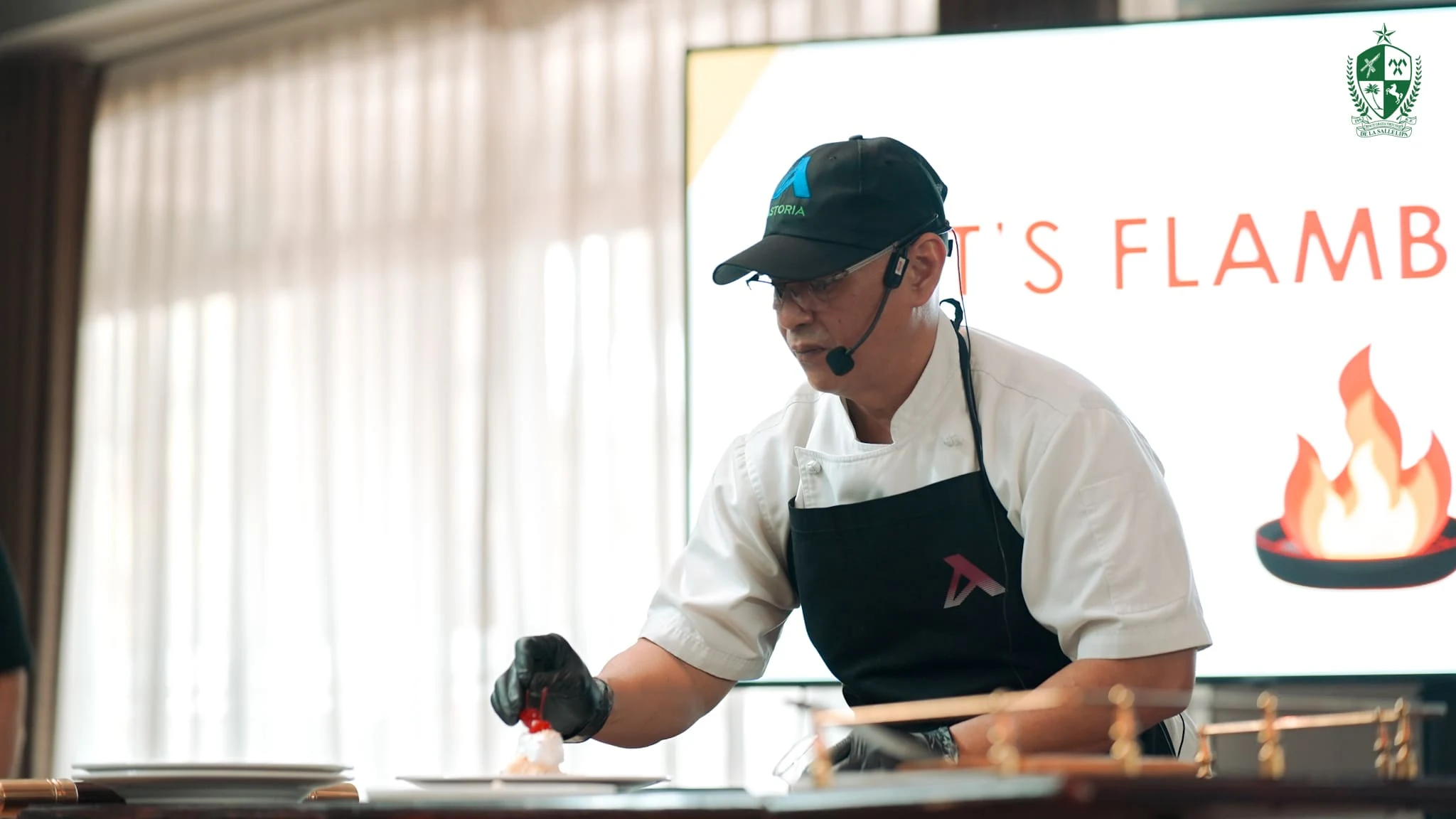 Astoria Hotel's Chef John Patrick Ozamis In De La Salle Lipa Hotel On Wheels