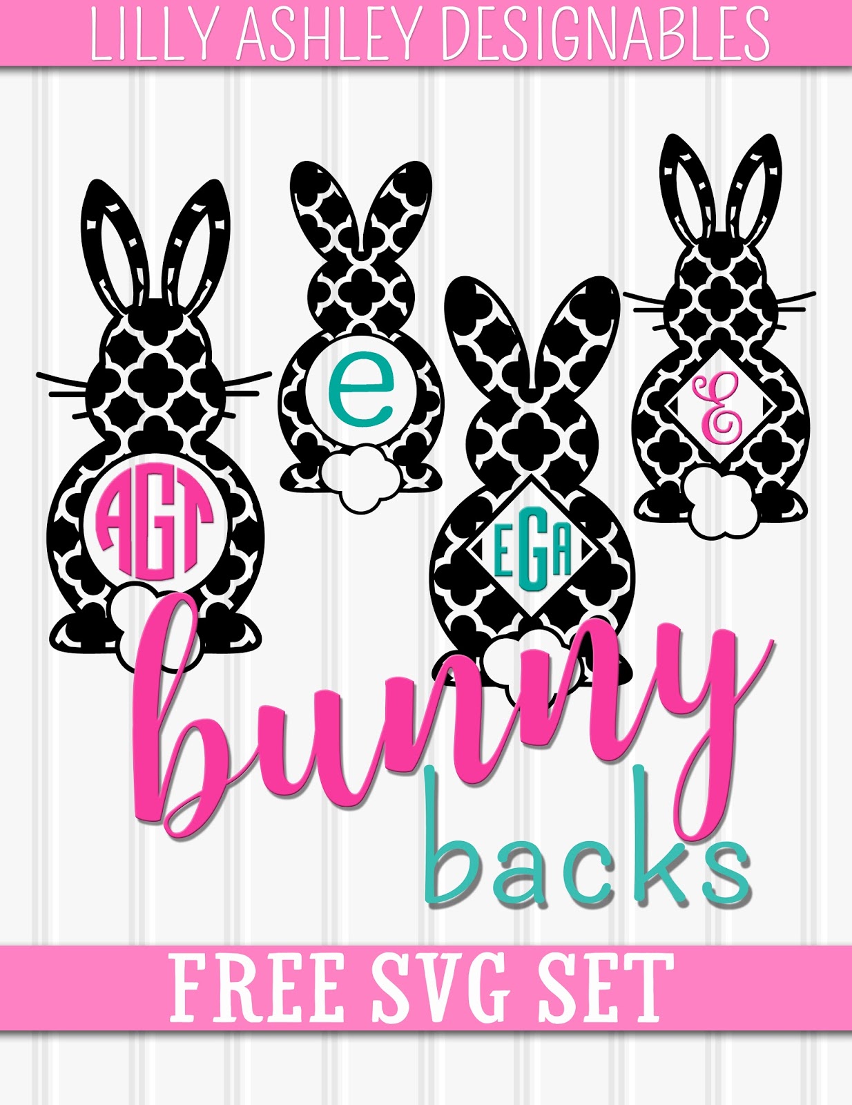 Download Make it Create by LillyAshley...Freebie Downloads: Free Easter SVG Set for Monograms