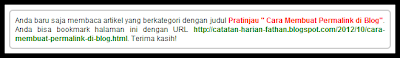  Cara Membuat Permalink di Blog