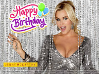 jenny mccarthy, pic highly flaunted bigg boobs in silver sparkling wear along open mouth