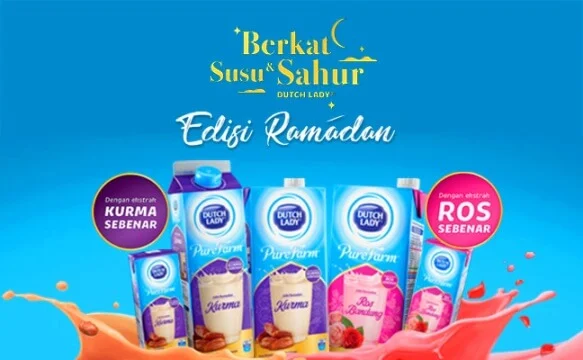 Promotion berkat susu & sahur Dutch Lady 2019.