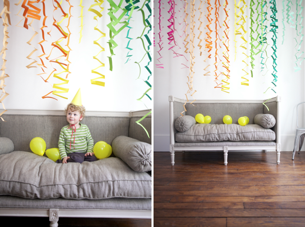 Zig Zag Accordion Streamers  DIY 