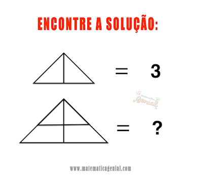Desafio dos triângulos - Encontre a solução